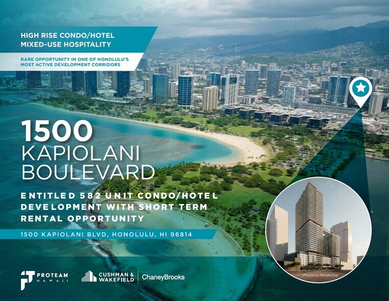 Primary Photo Of 1500 Kapiolani Blvd, Honolulu Land For Sale