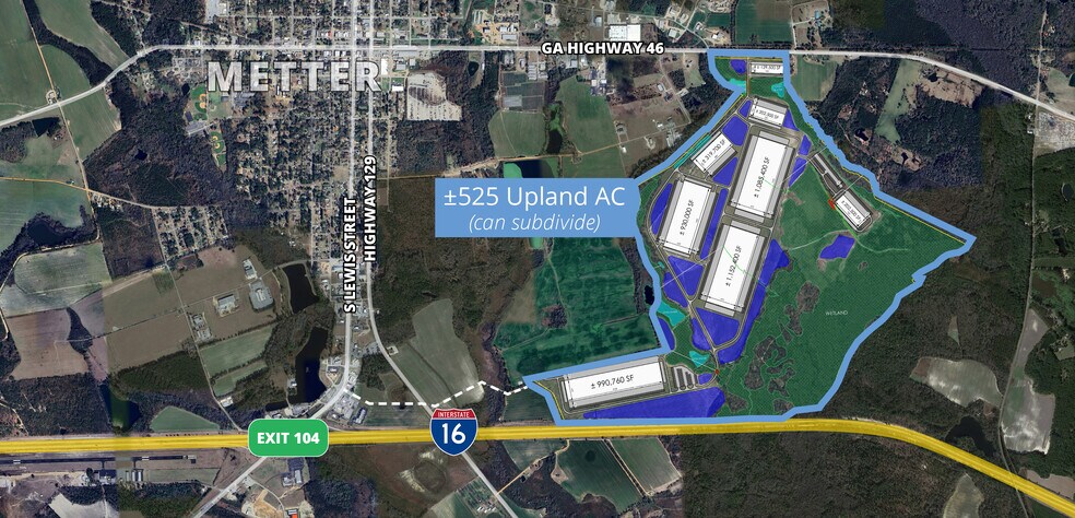 Primary Photo Of 45302 GA Highway 46 E, Metter Land For Sale