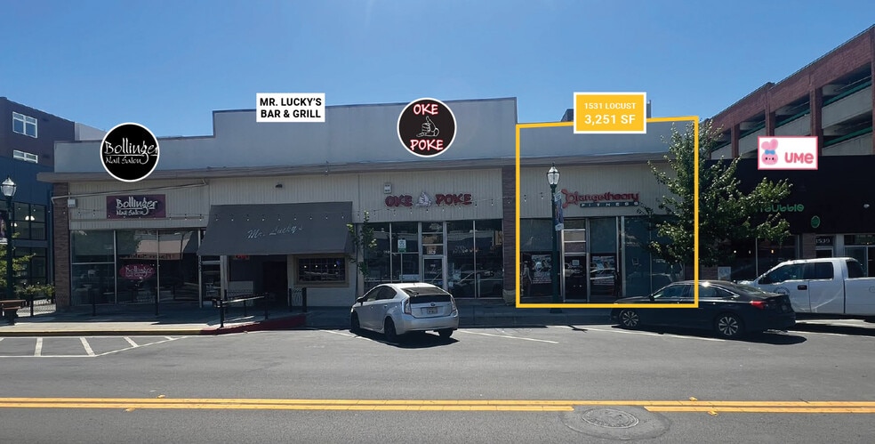 More Photos Of 1525-1531 Locust St, Walnut Creek Storefront For Lease