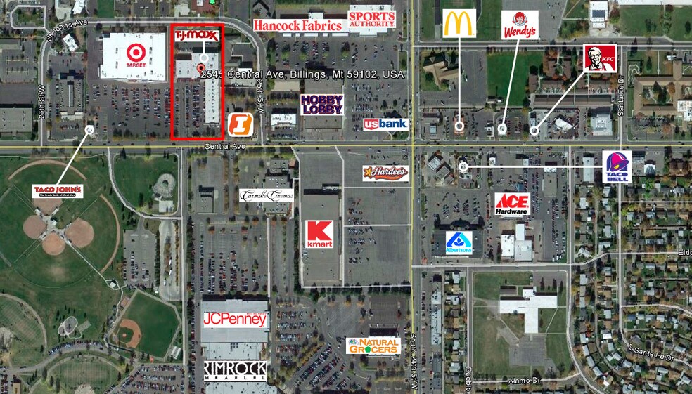 More Photos Of 2545 Central Ave, Billings General Retail For Lease