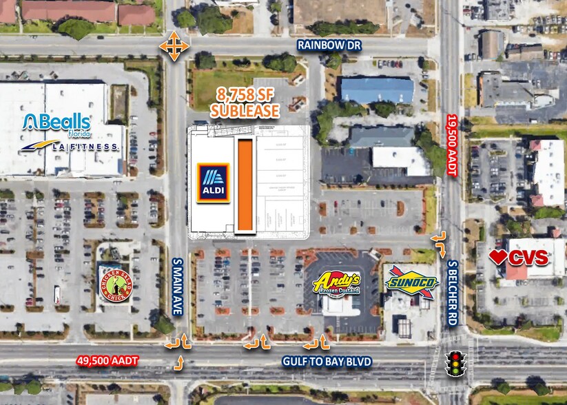 More Photos Of 2138-2178 Gulf To Bay Blvd, Clearwater Supermarket For Lease