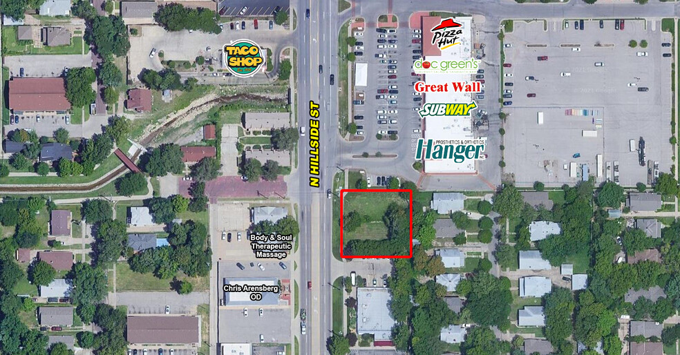 Primary Photo Of 344-346 N Hillside Ave, Wichita Land For Sale