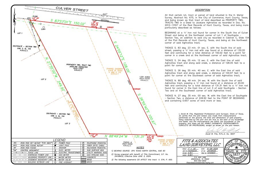 More Photos Of 815 Culver St, Commerce Land For Sale