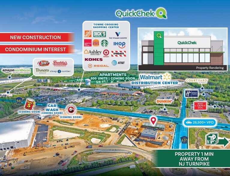 Primary Photo Of Burlington Mt Holly Rd & Irick rd, Westampton Service Station For Sale