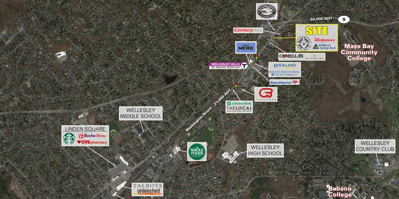 More Photos Of 260-280 Washington St, Wellesley Freestanding For Lease