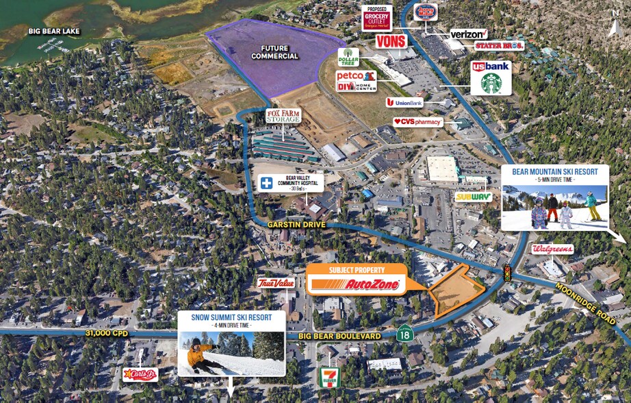 More Photos Of 42040 Big Bear Blvd, Big Bear Lake Freestanding For Sale