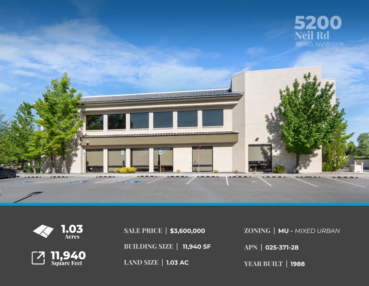 More Photos Of 5200 Neil Rd, Reno Office For Sale