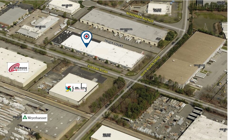 More Photos Of 4300-4326 Eubank Rd, Richmond Distribution For Lease