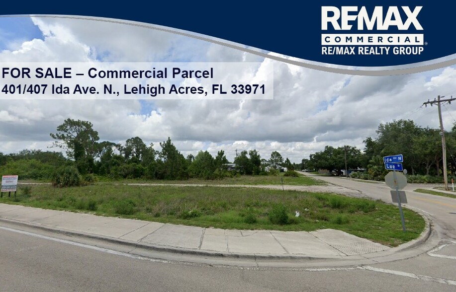 Primary Photo Of 401/407 Ida Ave N, Lehigh Acres Land For Sale