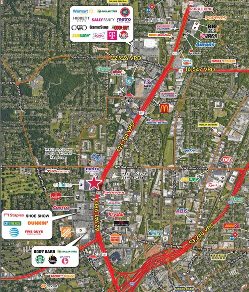 More Photos Of 1401 Memorial Pkwy NW, Huntsville Land For Sale