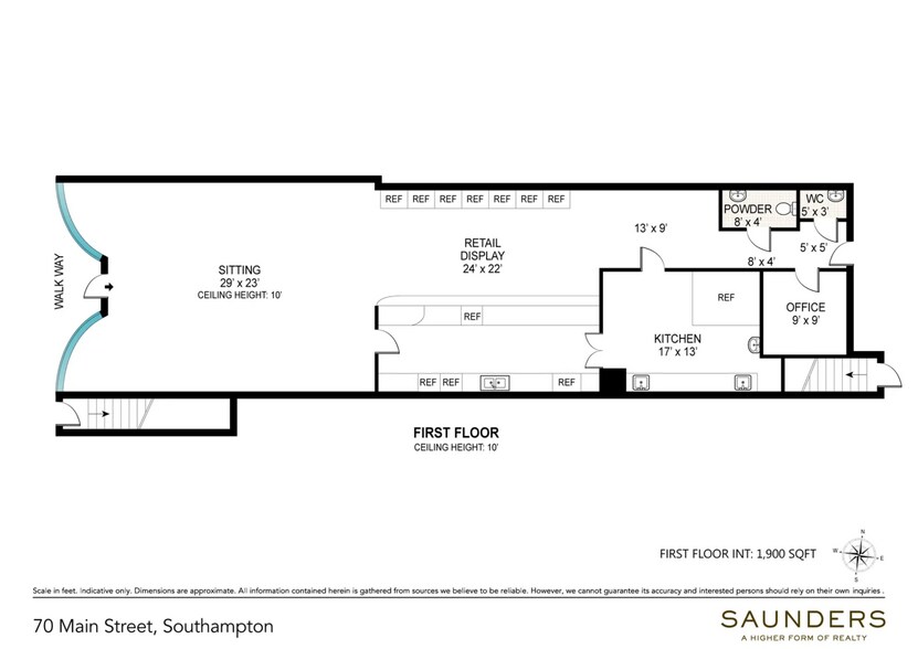 More Photos Of 70 Main St, Southampton Restaurant For Sale