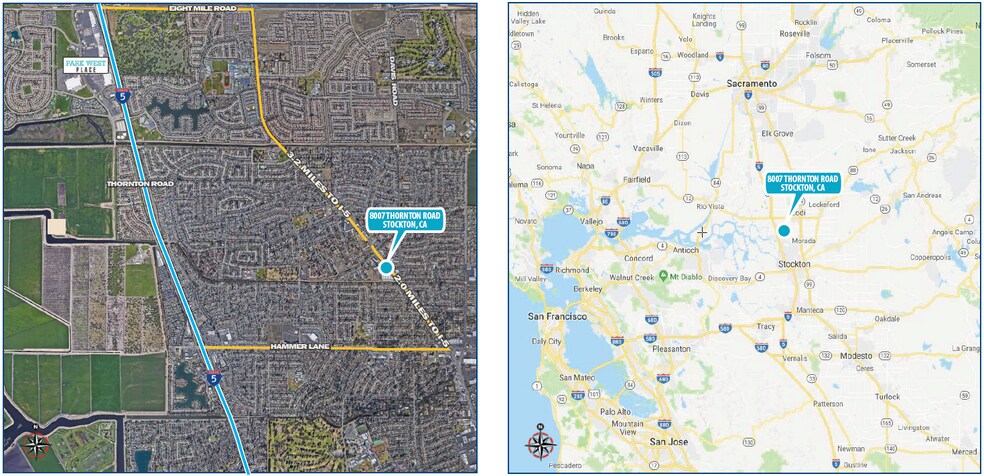More Photos Of 8807 Thornton Rd, Stockton Storefront Retail Office For Lease