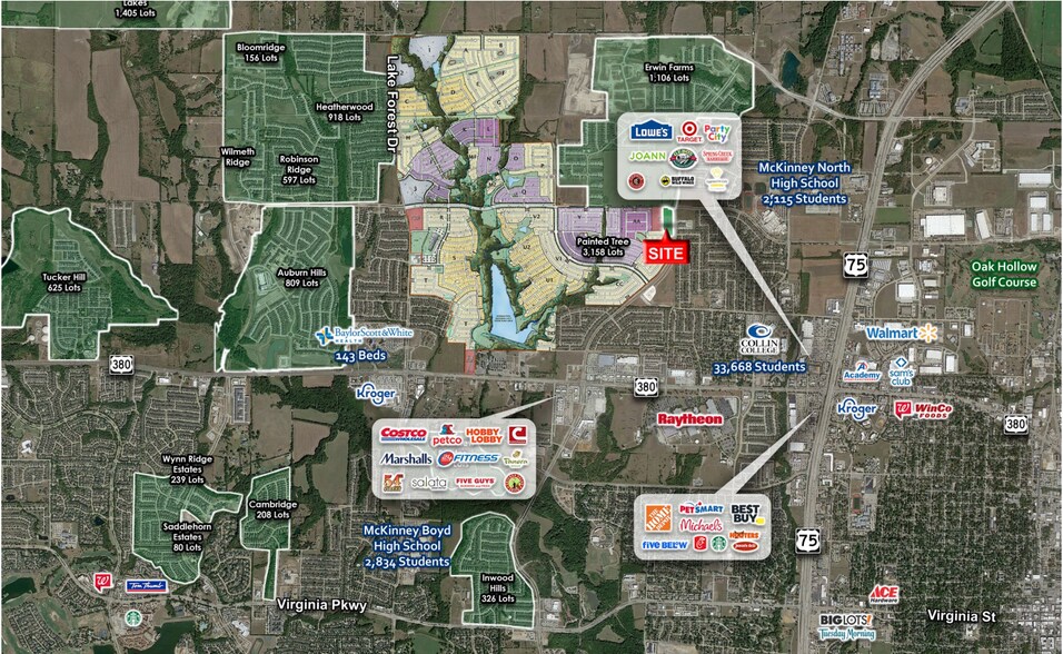 More Photos Of SWQ of Wilmeth Rd and Hardin Blvd, Mc Kinney Land For Lease
