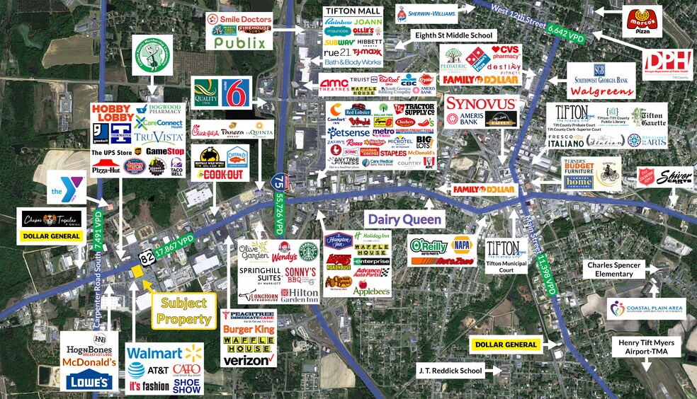 More Photos Of 1888 US Highway 82 W, Tifton General Retail For Lease