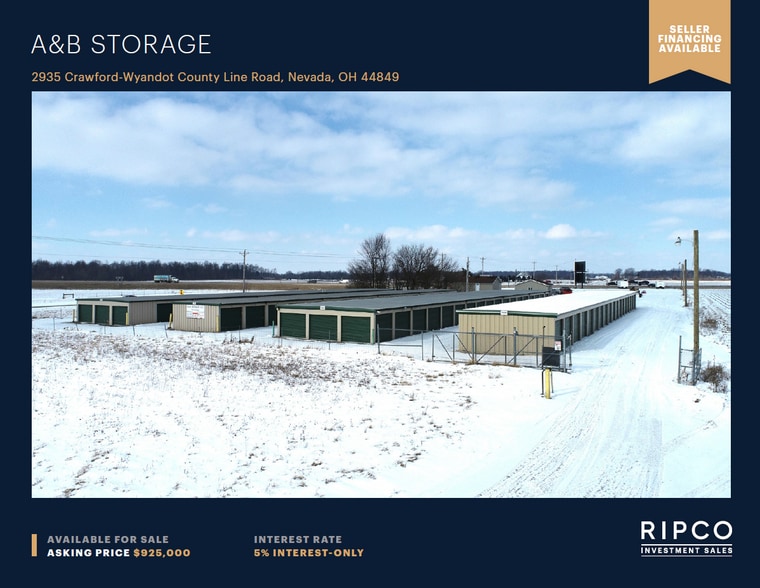 Primary Photo Of 2935 Crawford Wyandot Rd, Nevada Self Storage For Sale