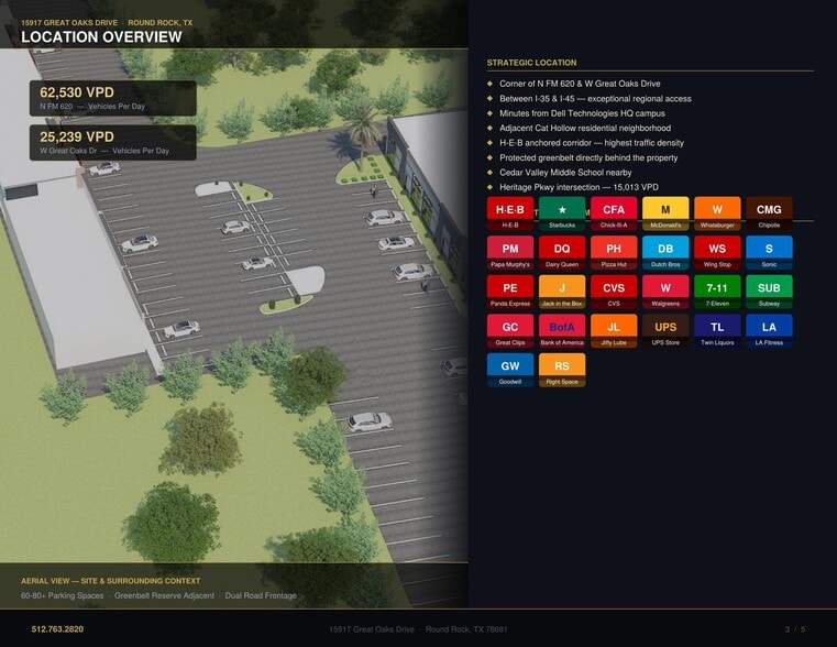 More Photos Of 15917 Great Oaks dr, Round Rock Showroom For Lease