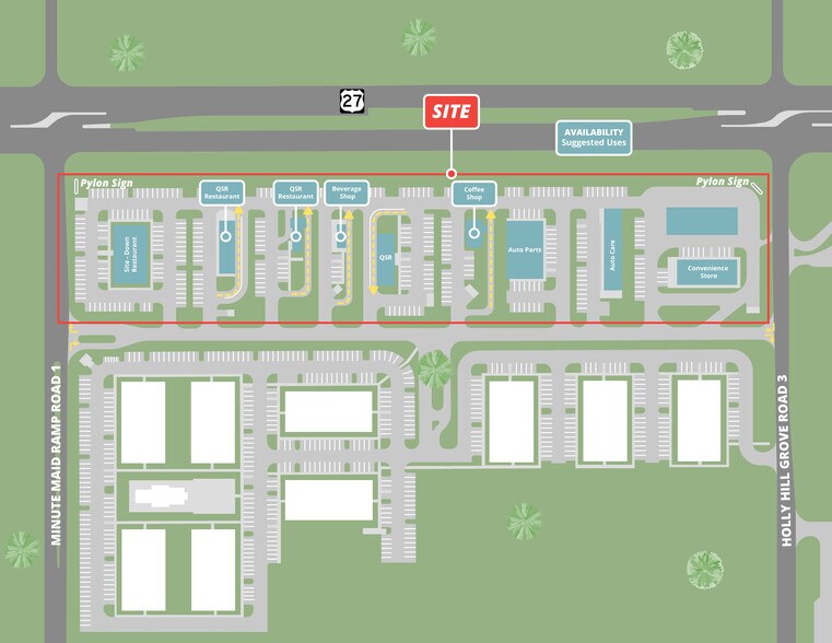 More Photos Of US 27 and Minute Maid Ramp Rd Rd, Davenport Land For Lease