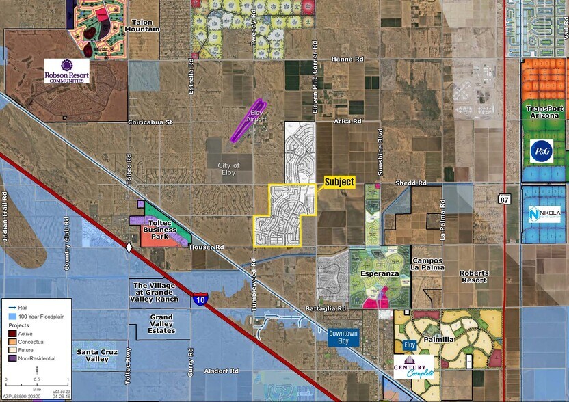 More Photos Of W-NWC of Eleven Mile Corner Road & Houser Road, Eloy Land For Sale