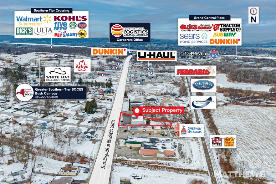 More Photos Of 2410 Corning Rd, Elmira Freestanding For Sale