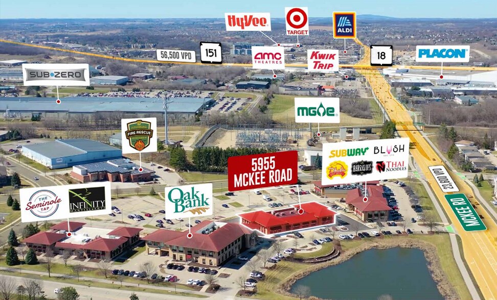 More Photos Of 5955 McKee Rd, Fitchburg Storefront Retail Office For Lease