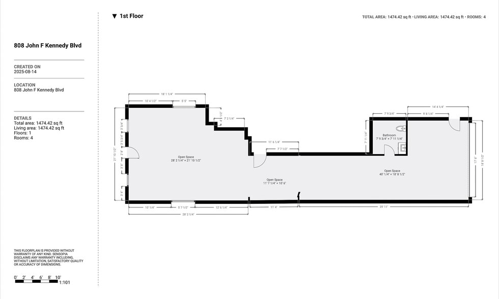 More Photos Of 808 Kennedy Blvd, Union City Storefront Retail Residential For Lease