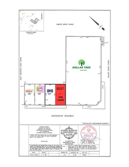 More Photos Of 8225-8227 Jefferson Hwy, Harahan Unknown For Lease