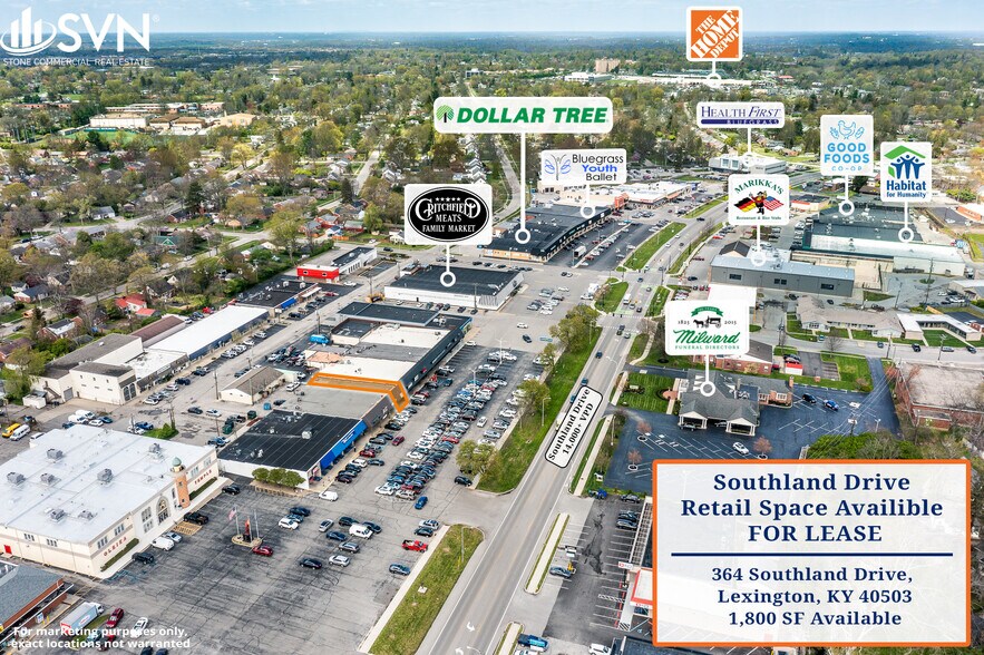 More Photos Of 320-364 Southland Dr, Lexington Storefront For Lease
