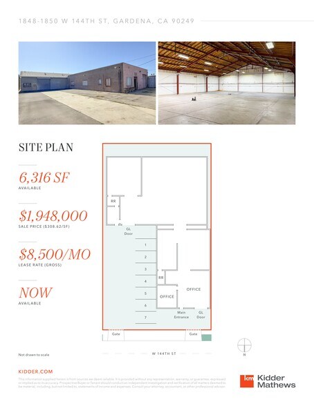 Primary Photo Of 1848-1850 W 144th St, Gardena Warehouse For Lease