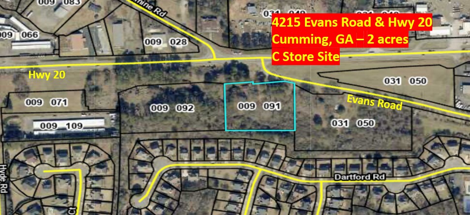 Primary Photo Of 4215 Evans Rd, Cumming Land For Sale