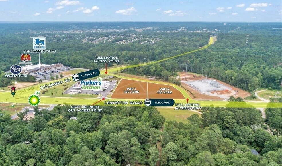 More Photos Of 5170 Columbia Rd, Evans Land For Lease