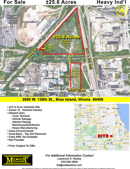 Primary Photo Of 2650 W 139th St, Blue Island Land For Sale