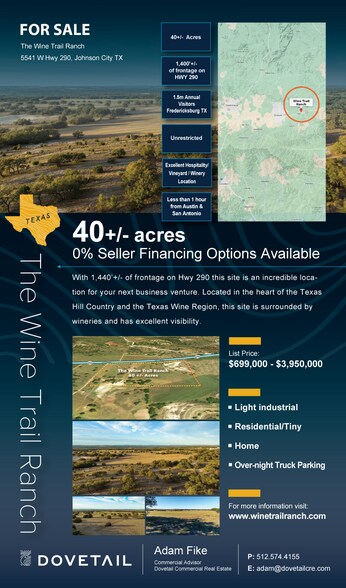More Photos Of 5541 Highway 290, Johnson City Land For Sale