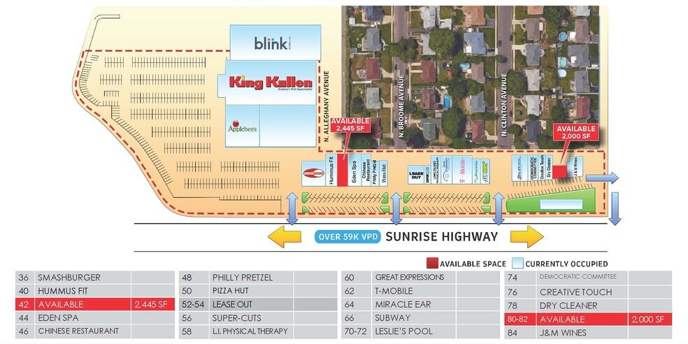 More Photos Of 36-84 E Sunrise Hwy, Lindenhurst General Retail For Lease