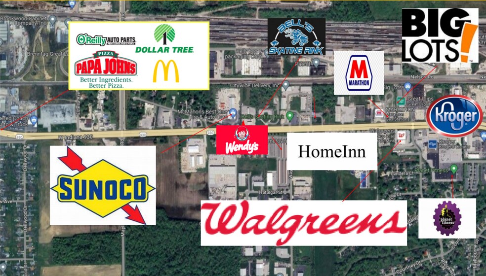 More Photos Of 6824 Lincoln Hwy, Fort Wayne General Retail For Sale