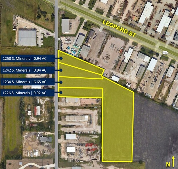 Primary Photo Of 1226 - 1250 South Minerals Rd, Corpus Christi Land For Lease