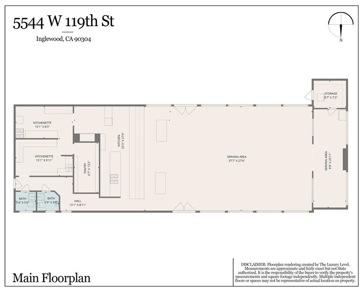 More Photos Of 5544 W 119th St, Inglewood Restaurant For Lease