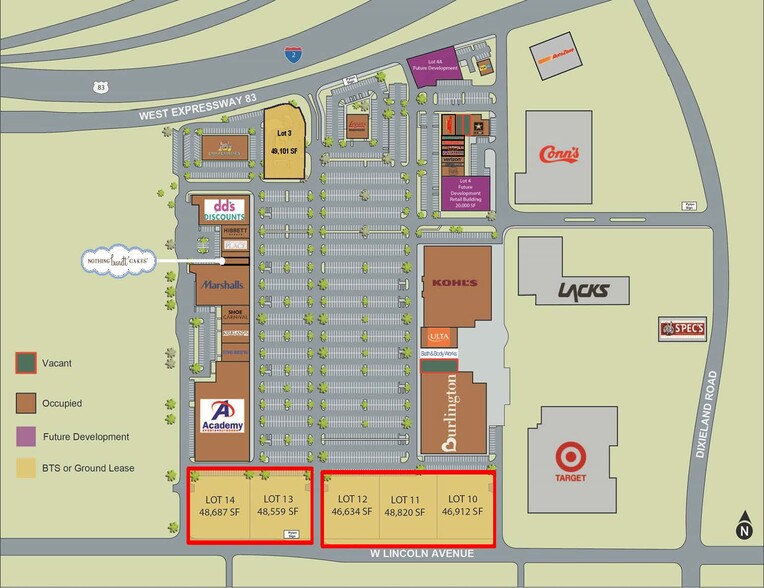 Primary Photo Of Harlingen Corners Shopping Center - Lincoln Outparcels, Harlingen Land For Lease