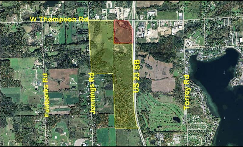 More Photos Of SEC Thompson Rd & US-23, Fenton Land For Sale