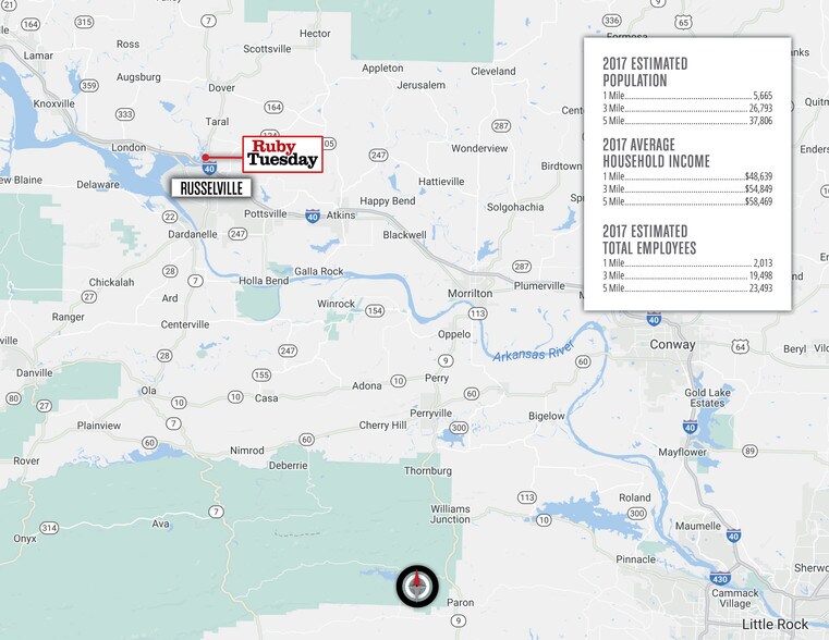 115 E Harrell Dr, Russellville, AR 72802 Retail For Lease