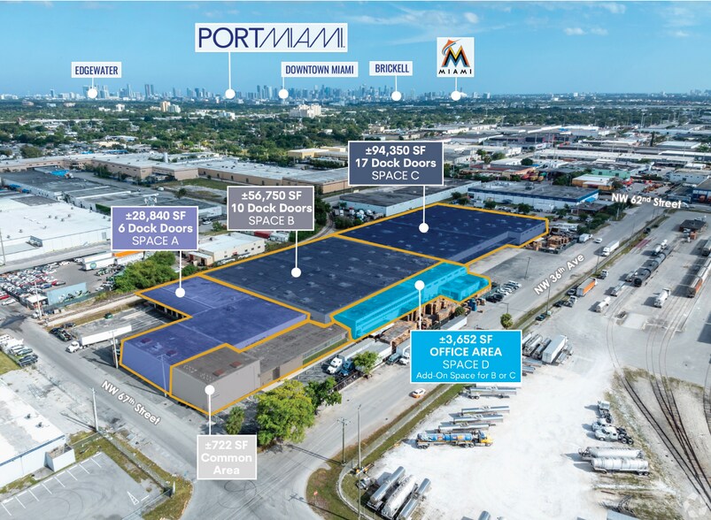More Photos Of 6695-6699 NW 36th Ave, Miami Light Distribution For Lease