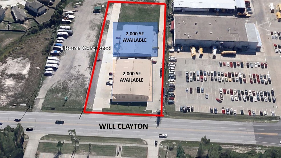 Primary Photo Of 9136-9154 Will Clayton Pky, Humble Flex For Lease