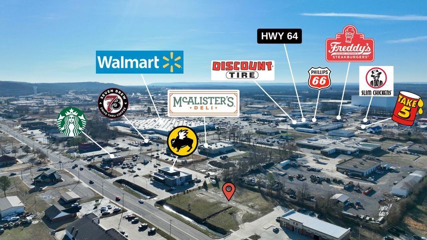 Primary Photo Of Lot 2-B East Parkway Dr, Russellville Land For Sale