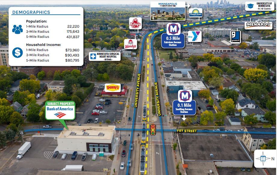 More Photos Of 1636 University Ave W, Saint Paul Bank For Sale