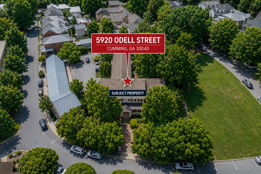 Primary Photo Of 5920 Odell St, Cumming Office For Sale