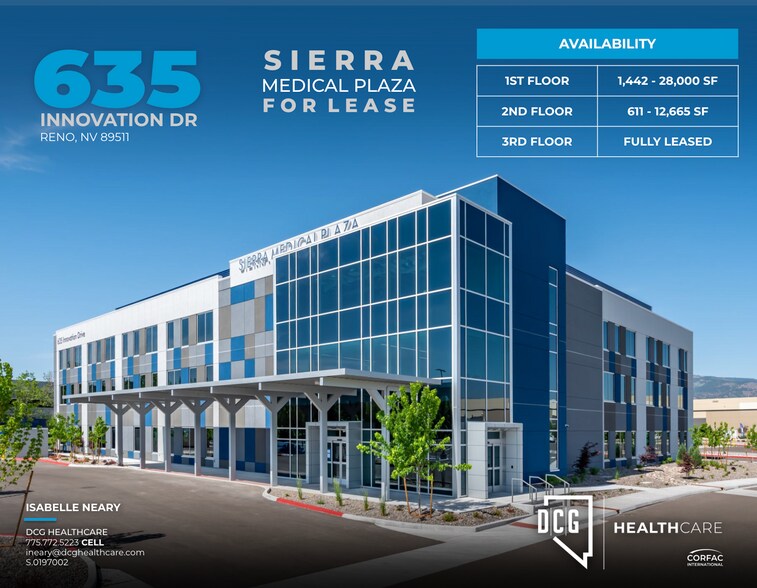 Primary Photo Of 635 Innovation Dr, Reno Medical For Lease