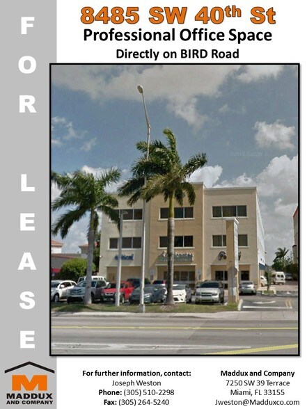 Primary Photo Of 8485 Bird Rd, Miami Office For Lease