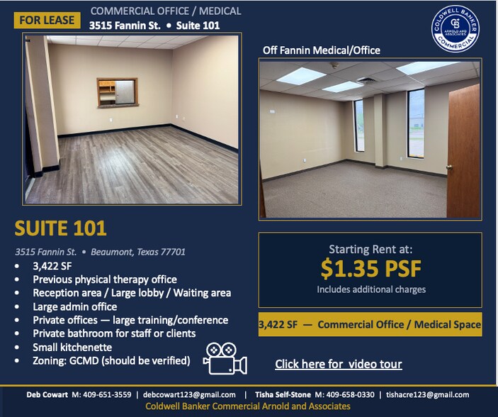 More Photos Of 3515 Fannin St, Beaumont Unknown For Lease