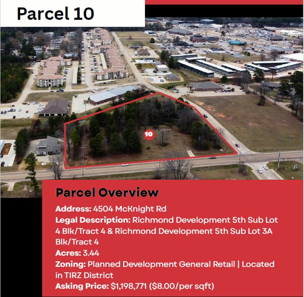 More Photos Of Gibson Ln & McKnight Rd, Texarkana Land For Sale