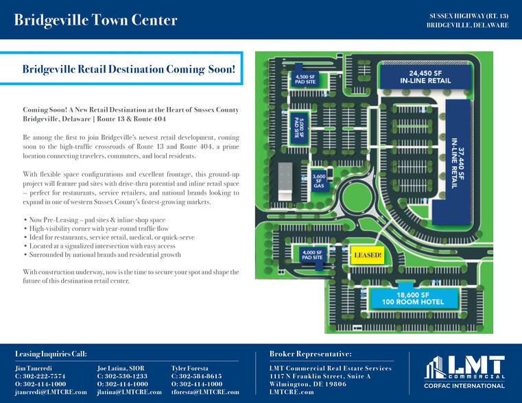 More Photos Of Route 13, Bridgeville General Retail For Lease