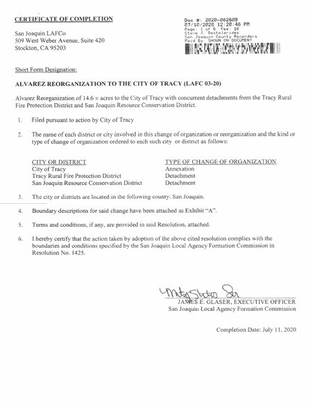 More Photos Of 10722-10792 W Larch Rd., Tracy Land For Sale